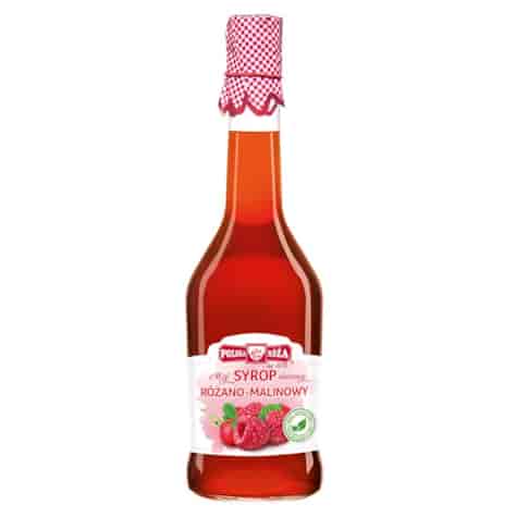 Syrop różano-malinowy 500ml POLSKA RÓŻA