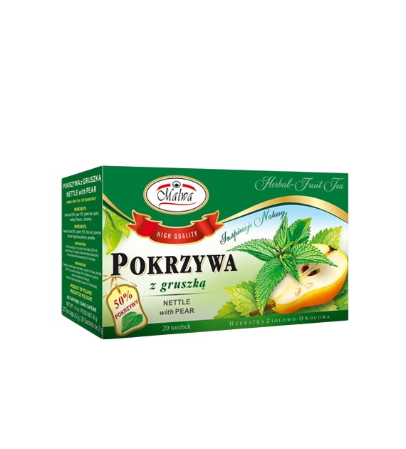 Herbatka Pokrzywa + gruszka 20*2g MALWA