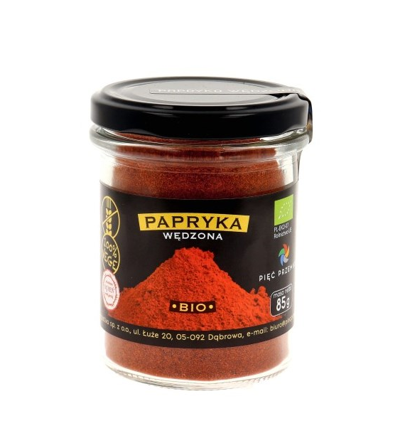 PIĘĆ PRZEMIAN Papryka wędzona bezglutenowa BIO 85g
