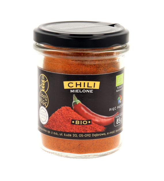PIĘĆ PRZEMIAN Chili mielone bezglutenowe BIO 85g