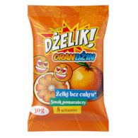 DŻELIK! ORANDŻIN żelki bez cukru o smaku pomarańczowym 30g STARPHARMA