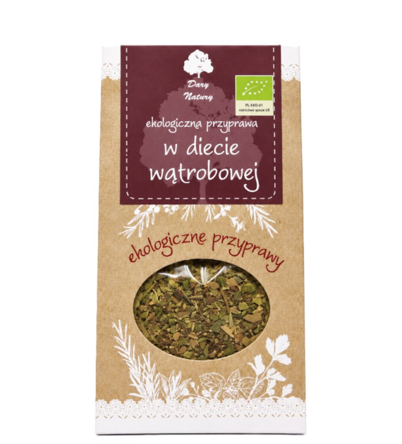 Przyprawa w diecie wątrobowej BIO 40g DARY NATURY