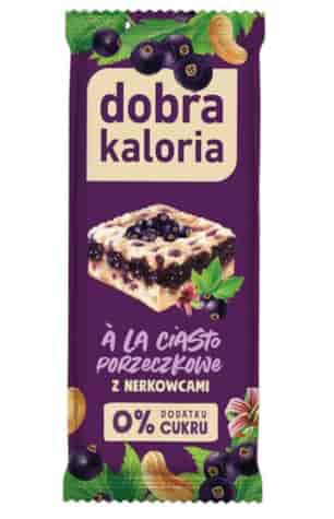DOBRA KALORIA Baton z nerkowców a'la ciasto porzeczkowe 35g KUBARA