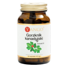 YANGO Gorzknik kanadyjski ekstrakt 10:1 380mg, 90 kaps.