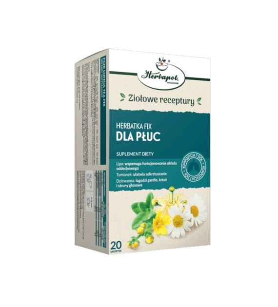 Herbatka Dla Płuc fix 20*2g HERBAPOL KRAKÓW