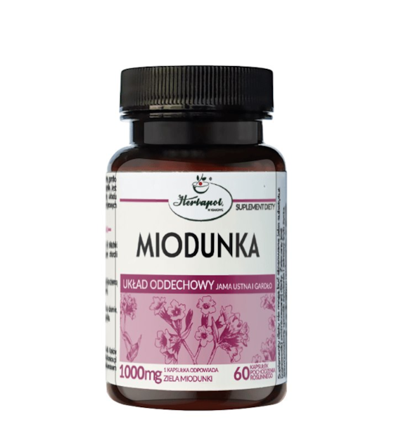 Miodunka wyciąg 60kaps. HERBAPOL KRAKÓW