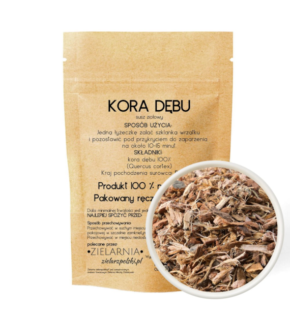 Dąb kora 50g ZIELARZPOLSKI.PL