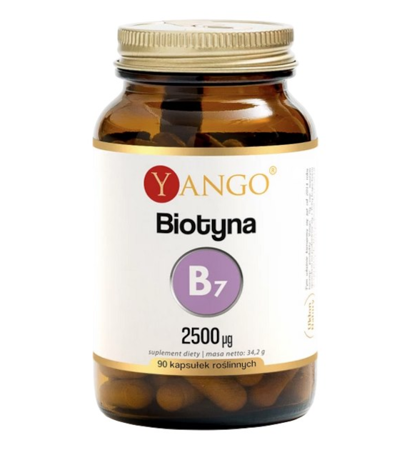 YANGO Biotyna - witamina B7 2500mcg, 90 kaps.