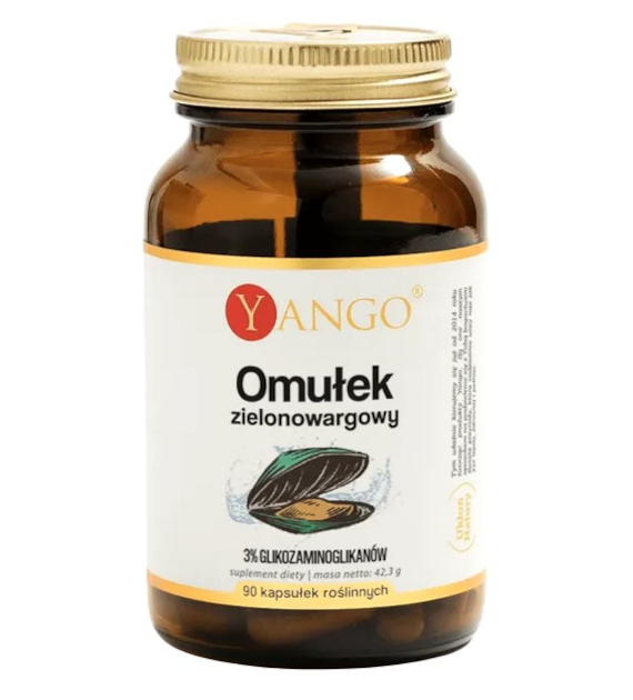 YANGO Omułek zielonowargowy 380mg, 90 kaps.