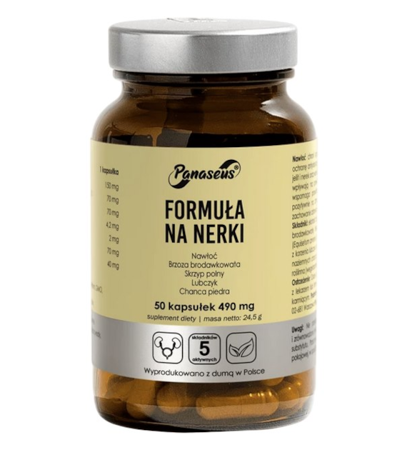 PANASEUS Formuła na Nerki - 50 kaps. YANGO