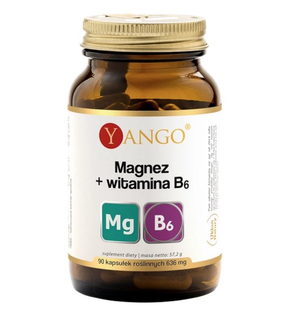 YANGO Magnez + witamina B6 90 kaps.
