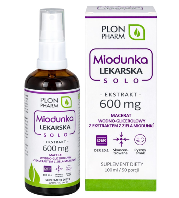 Miodunka lekarska ekstrakt w płynie 20:1 100ml PLON PHARM