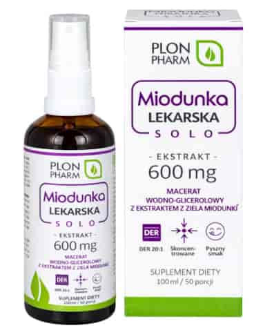 Miodunka lekarska ekstrakt w płynie 20:1 100ml PLON PHARM