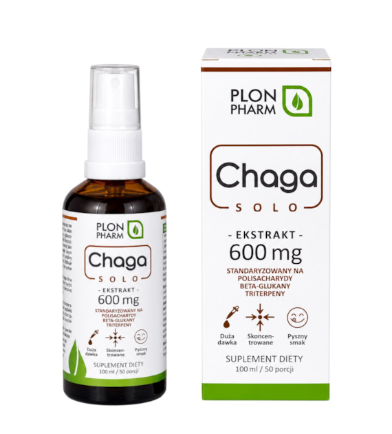 Chaga Solo ekstrakt w płynie 100ml PLON PHARM