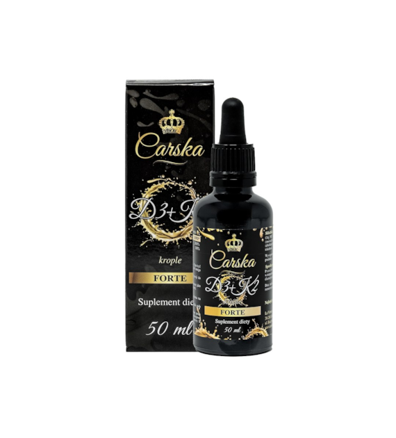 CARSKA Witaminy D3 + K2 Forte 50ml (1600 porcji)
