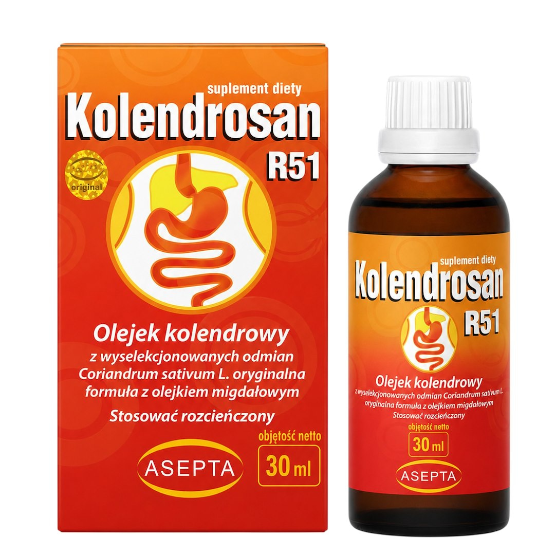 ASEPTA Kolendrosan R51 30ml - olejek kolendrowy i migdałowy