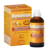 ASEPTA Kurkumisan L97 100ml - olejek kurkumowy z piperyną i kwercetyną