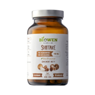 BIOWEN Shiitake 400mg, 90 kaps. - 40% polisacharydów, 30% beta-glukanów