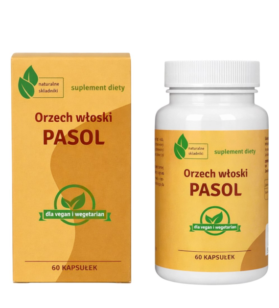 Orzech włoski PASOL 500mg, 60 kaps. PCF