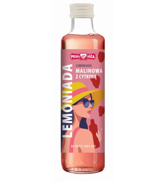 Lemoniada malinowa z cytryną 250ml POLSKA RÓŻA