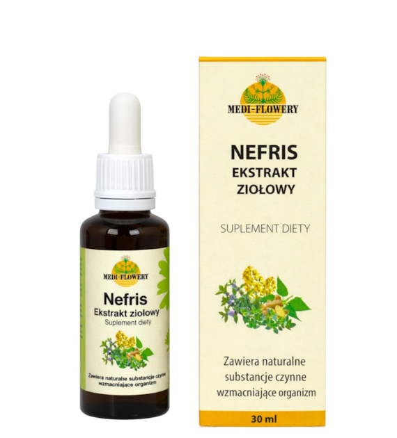 Ekstrakt ziołowy Nefris 30ml MEDI-FLOWERY