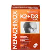 Menachinox K2+D3 2000, 60 sgels. XENICO PHARMA