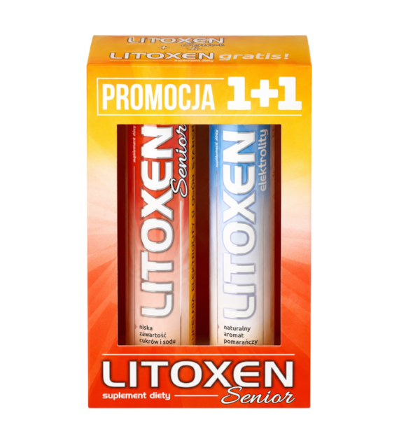 Litoxen Senior Zestaw 1+1 (2x20 tabl. mus.) XENICO PHARMA