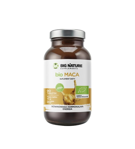 BIG NATURE Tabletki Maca BIO 500mg, 90 tabl.