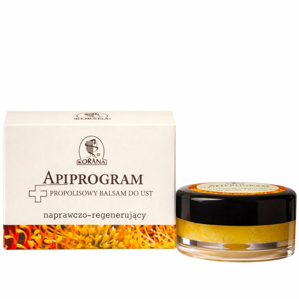 APIPROGRAM Balsam propolisowy do ust naprawczo-regenerujący 7ml KORANA