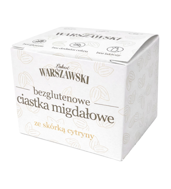 ŁAKOĆ WARSZAWSKI - Ciastka migdałowe ze skórką cytryny bezglutenowe 150g