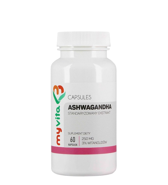MyVita Ashwagandha ekstrakt 250mg, 60kaps.