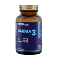 PUREO HEALTH Omega 3, 60 kaps.