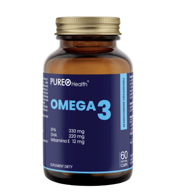 PUREO HEALTH Omega 3, 60 kaps.
