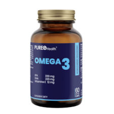 PUREO HEALTH Omega 3, 60 kaps.
