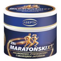 ASEPTA Żel maratoński X7 150ml hialuronowo-żywokostowy z miłorzębem japońskim
