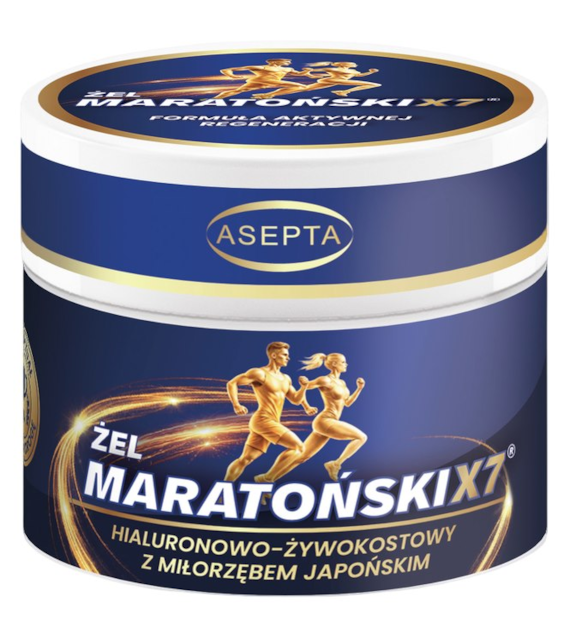 ASEPTA Żel maratoński X7 150ml hialuronowo-żywokostowy z miłorzębem japońskim