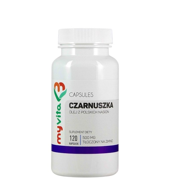 MyVita Czarnuszka - olej w kapsułkach 500mg, 120kaps.