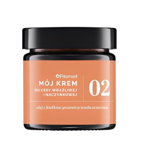 Mój krem 02 do cery wrażliwej i naczynkowej 55g FITOMED