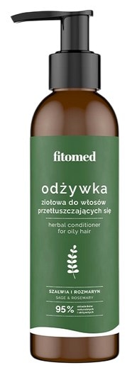 Odżywka ziołowa do włosów przetłuszczających się 200ml FITOMED