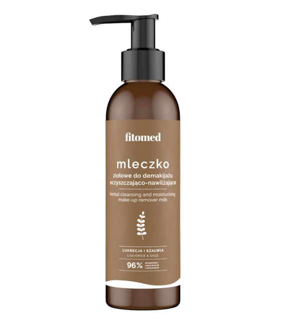 Mleczko do demakijażu lukrecja i szałwia 200ml FITOMED