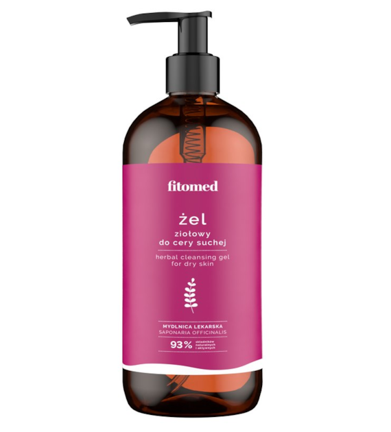 Żel ziołowy do mycia cery suchej i wrażliwej 500g FITOMED
