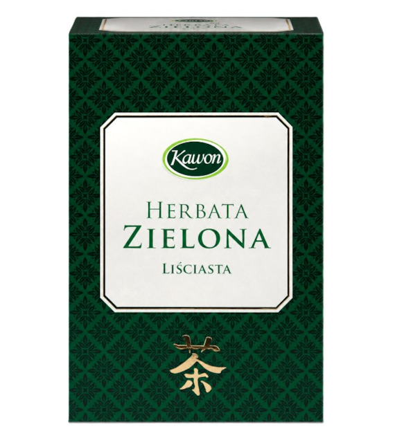 Herbata zielona liściasta 80g KAWON