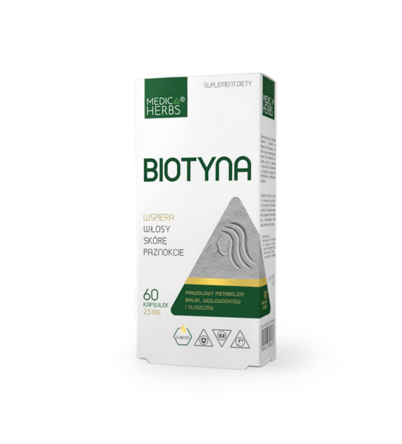 MEDICA HERBS Biotyna 2,5mg, 60 kaps.