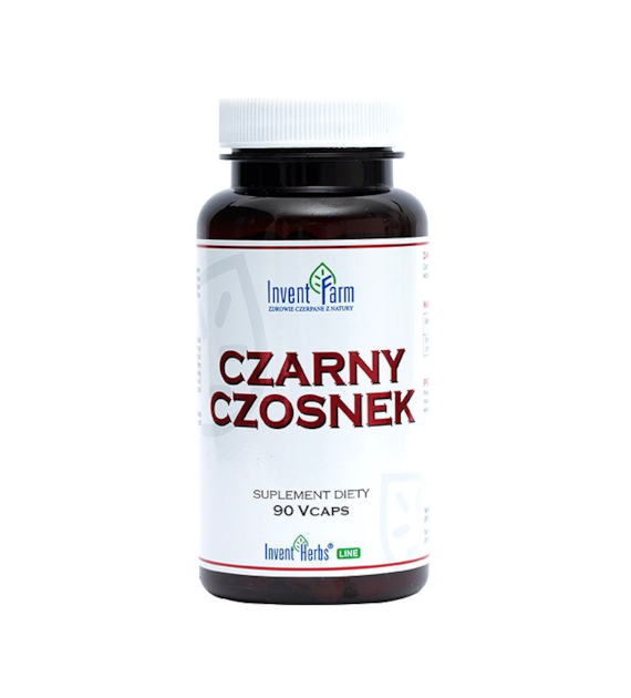 Czarny czosnek 90 vcaps. INVENT FARM