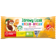 Zdrowy lizak Mniam-Mniam bez cukru pomarańcza 1 szt. STARPHARMA