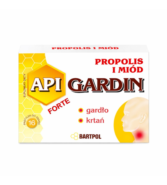 API-GARDIN propolis + miód 16past. BARTPOL