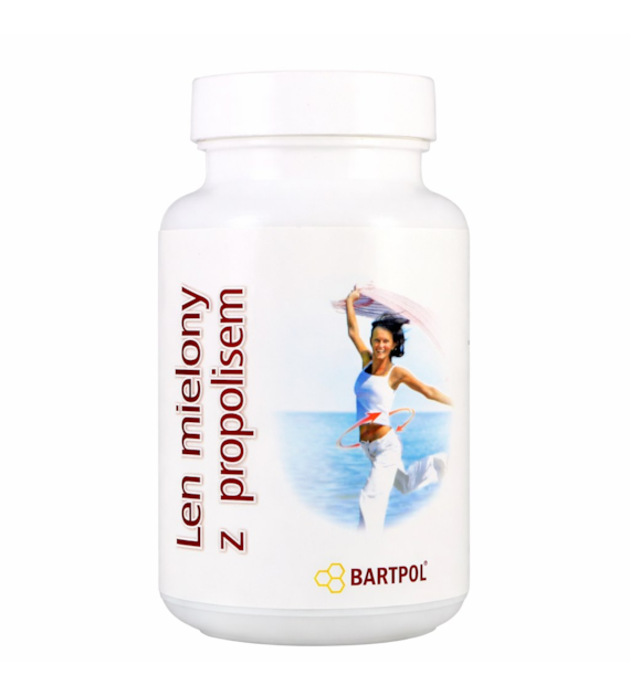 Len mielony z propolisem 60 kaps. BARTPOL