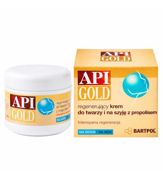 API-GOLD Krem propolisowy do twarzy i na szyję 50ml BARTPOL