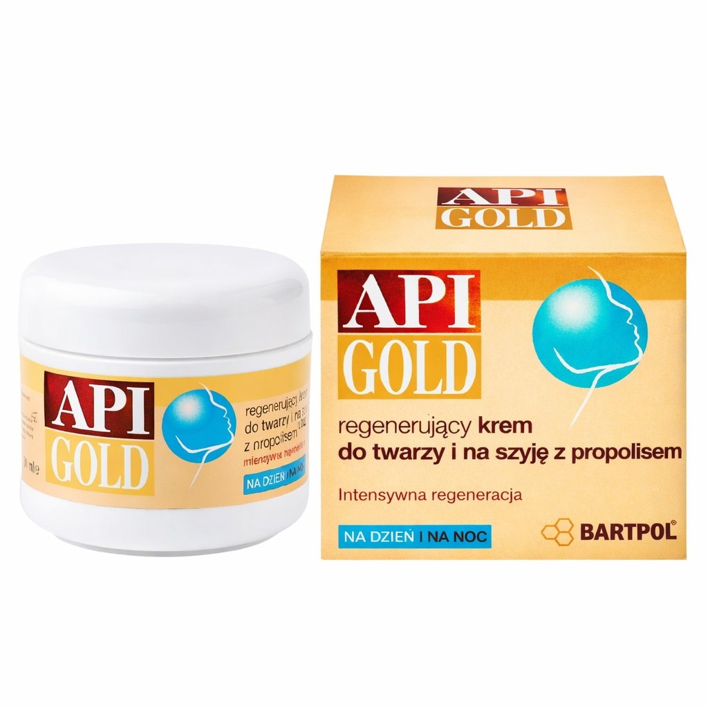 API-GOLD Krem propolisowy do twarzy i na szyję 50ml BARTPOL
