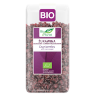 BIO PLANET Żurawina słodzona cukrem trzcinowym BIO 400g